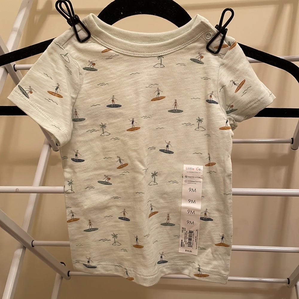 9m NWT little co shirt and shorts bundle - Picture 7 of 8
